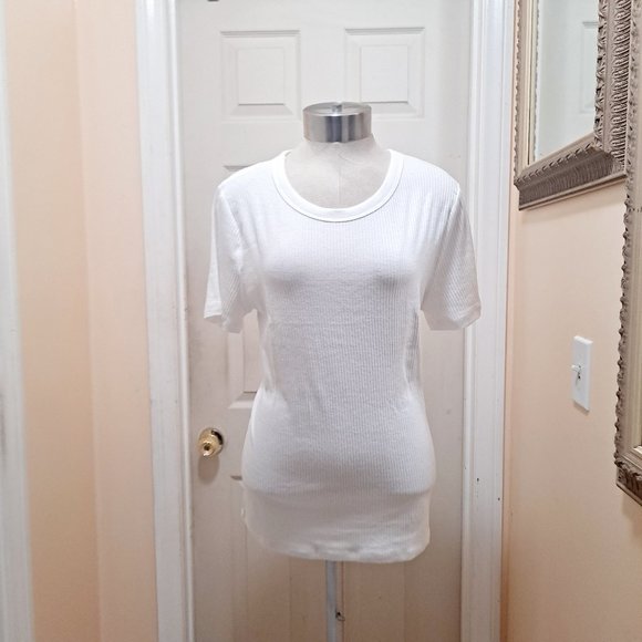 Short Sleeve T-Shirt Casual Blouse Top Size Large - Picture 6 of 6